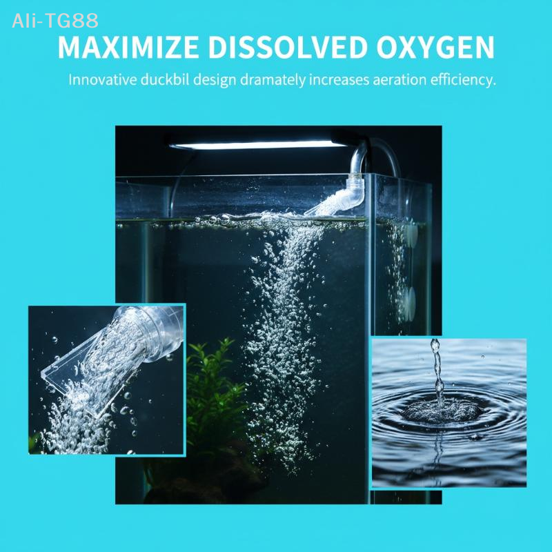 Marine Aquarium Return Pump - Adjustable Acrylic Fish Tank Duckbill Nozzle