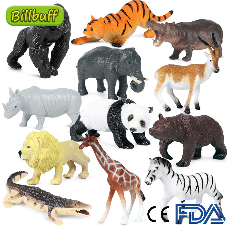 12Pcs Mini Wild Jungle Zoo Mar - огляд і ціна Marine Zoo