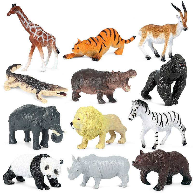12Pcs Mini Wild Jungle Zoo Mar - огляд і ціна Marine Zoo