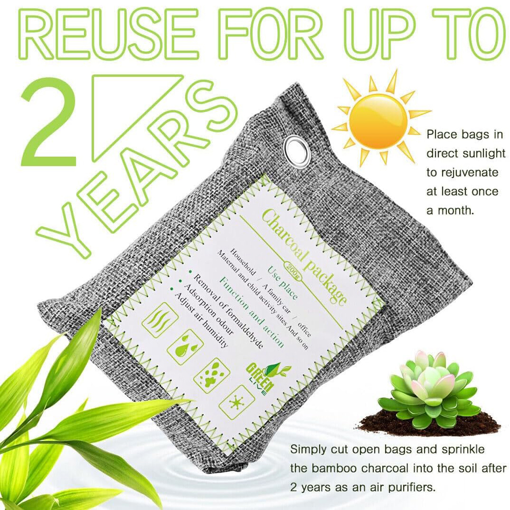 Natural Car Air Freshener Reus - огляд і ціна Activated Carbon Bag