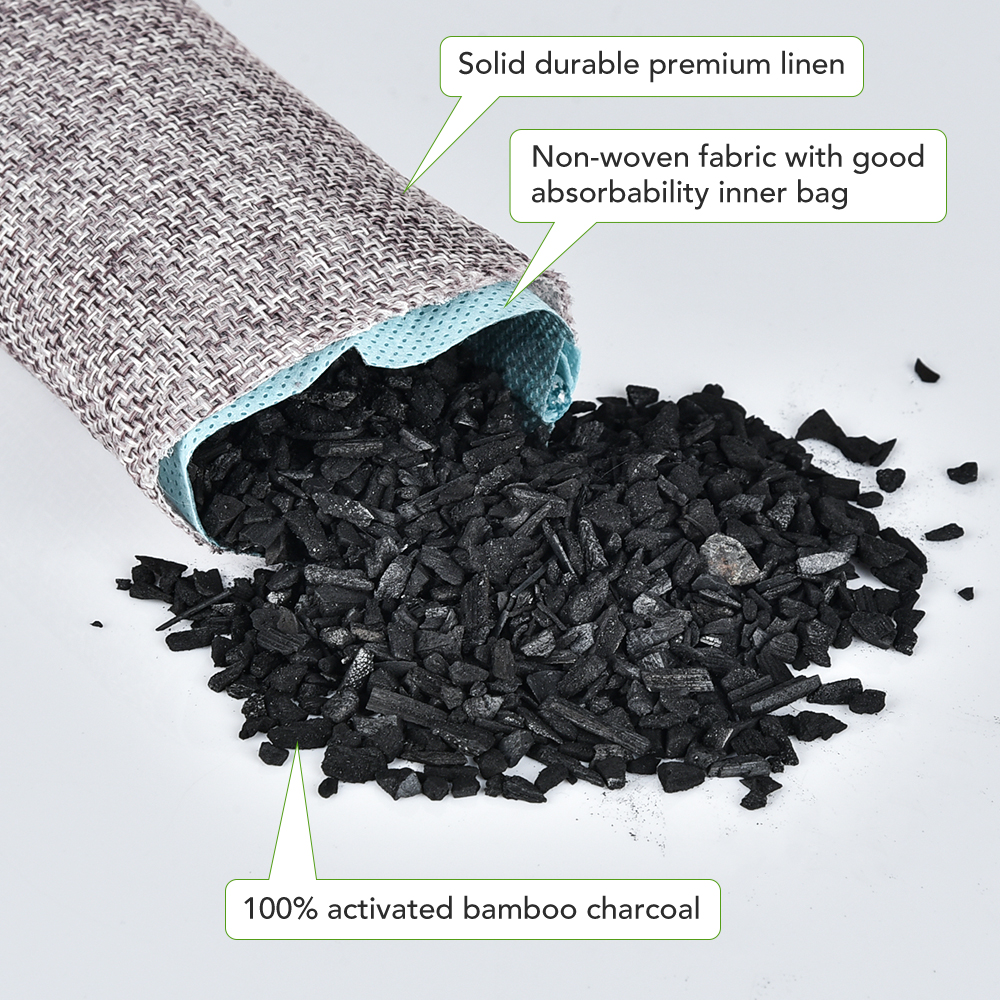 10pcs Natural Bamboo Charcoal  - огляд і ціна Activated Carbon Bag