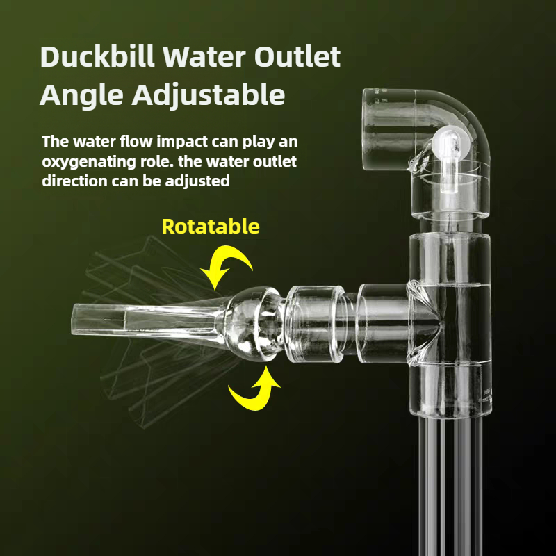 Acrylic Fish Tank Duckbill Noz - огляд і ціна Marine Aquarium Return Pump