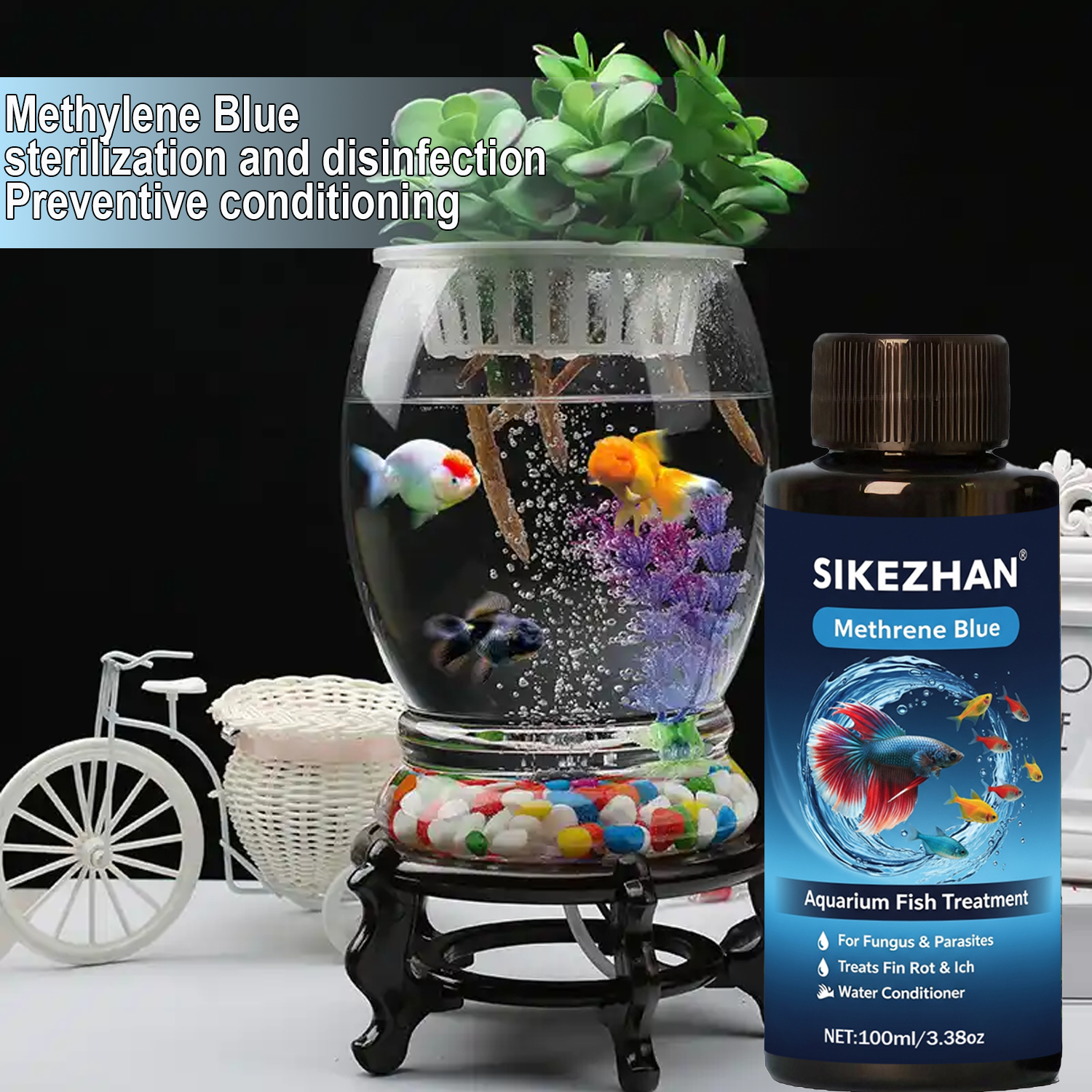 Methylene Blue Solution Aquari - огляд і ціна Aquarium Blue Marine
