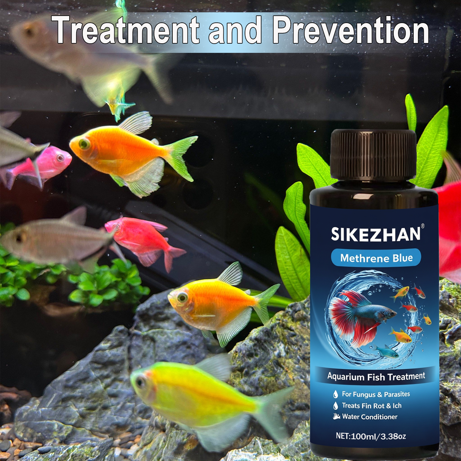 Methylene Blue Solution Aquari - огляд і ціна Aquarium Blue Marine