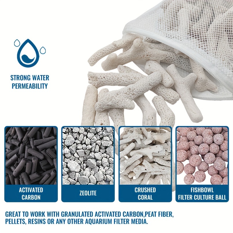Reusable Zipper Filter Media B - огляд і ціна Activated Carbon Bag