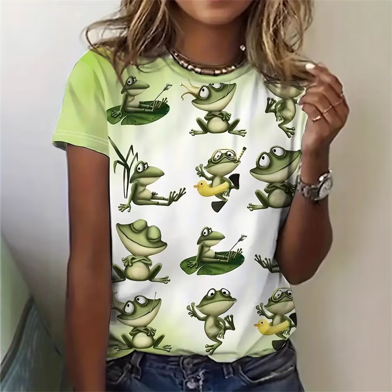 Summer Women's Cute Animal T-s - огляд і ціна Marine Zoo