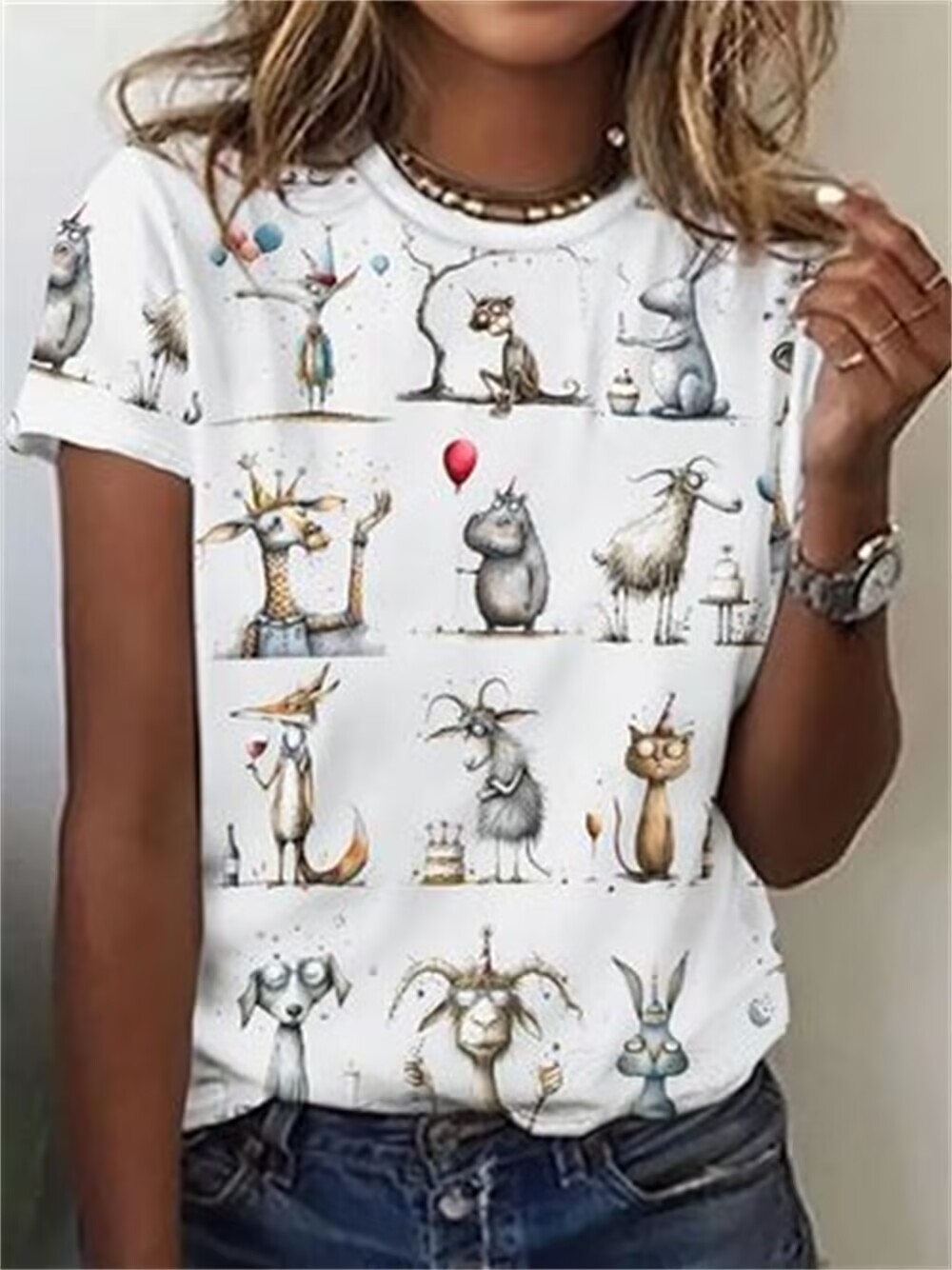 Summer Women's Cute Animal T-s - огляд і ціна Marine Zoo