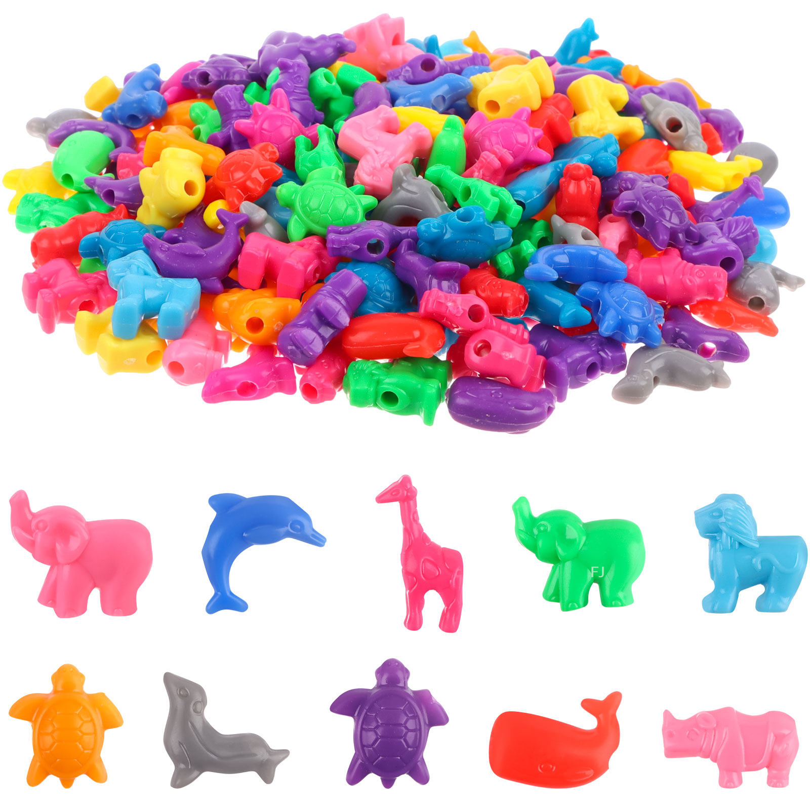 [YU]400 Pcs Mixed Animal Shape - огляд і ціна Marine Zoo