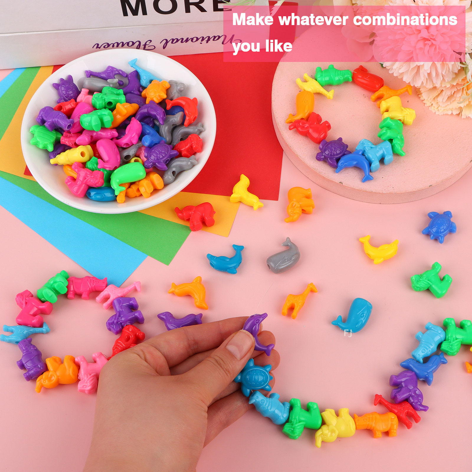 [YU]400 Pcs Mixed Animal Shape - огляд і ціна Marine Zoo