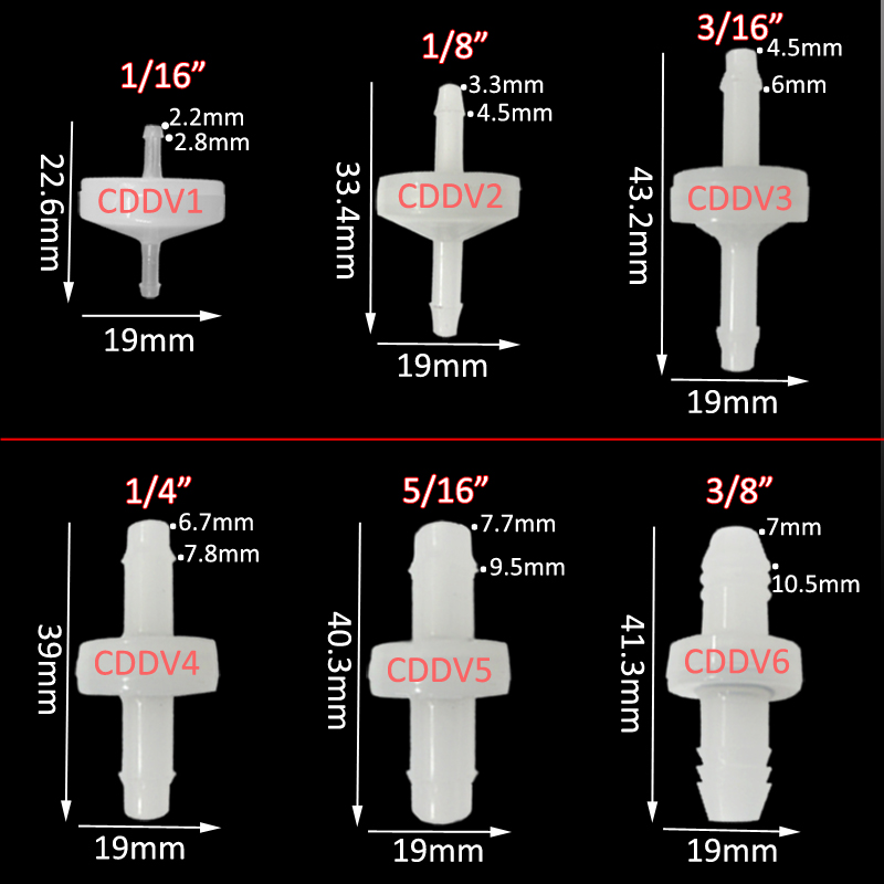 5pcs PVDF one way valve for oz - огляд і ціна Marine Aquarium Ozone
